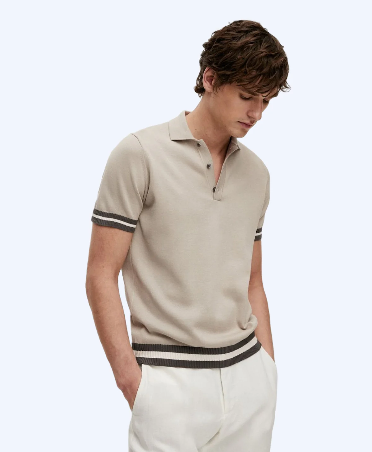 BEACH COLOUR POLO T-SHIRT