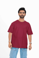Plain Oversized T-shirt for Men's MARUNE Colour Tee