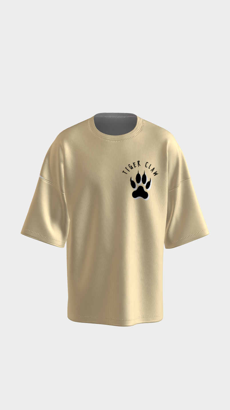 XTYLIX Tiger Oversized T-Shirt for Men | Premium Cotton Graphic Printed Round Neck Streetwear T Shirt Badge - Image 8