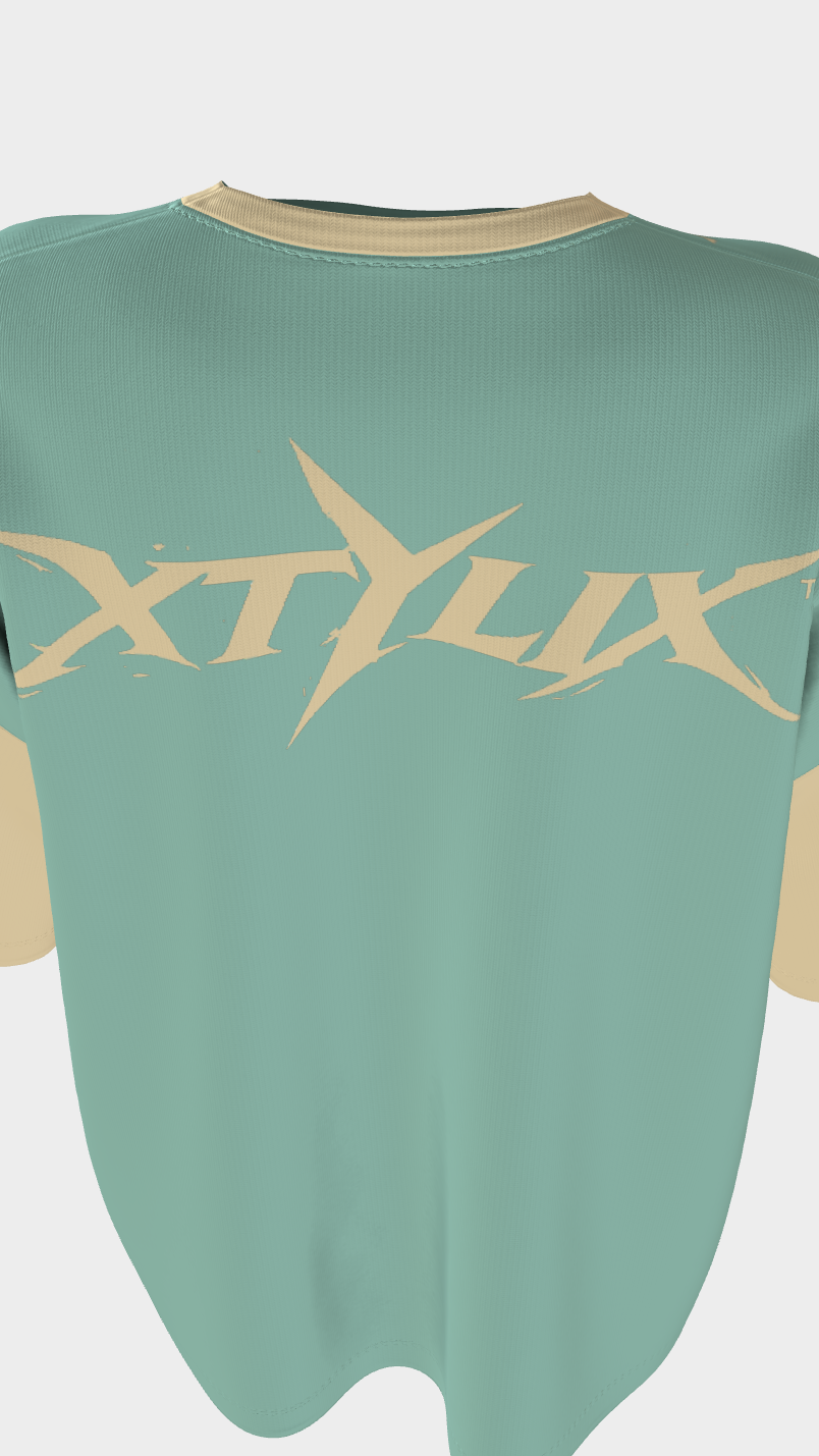 XTYLIX Oversized T-Shirt for Unisex | Premium Cotton Graphic Printed Round Neck Streetwear T Shirt Cross Color mint green - Image 10